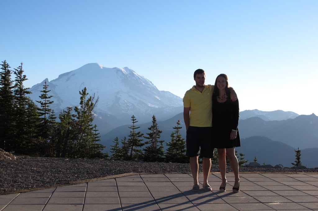 Mount Rainier is so majestic.
