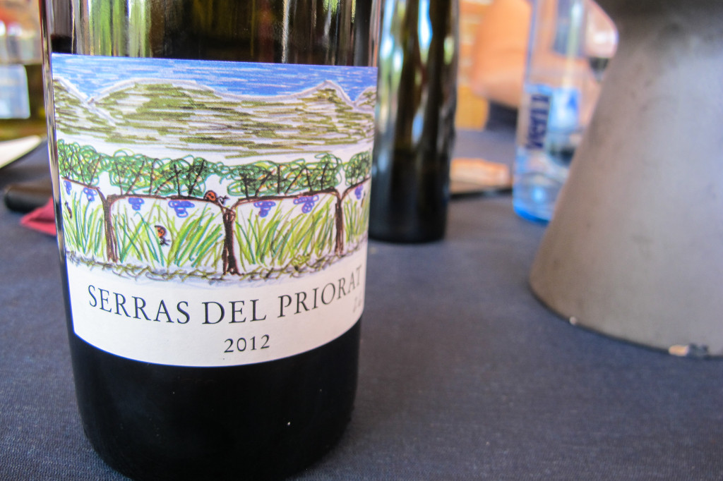 {one of Clos Figueras' wines made with grapes from newer grapes}